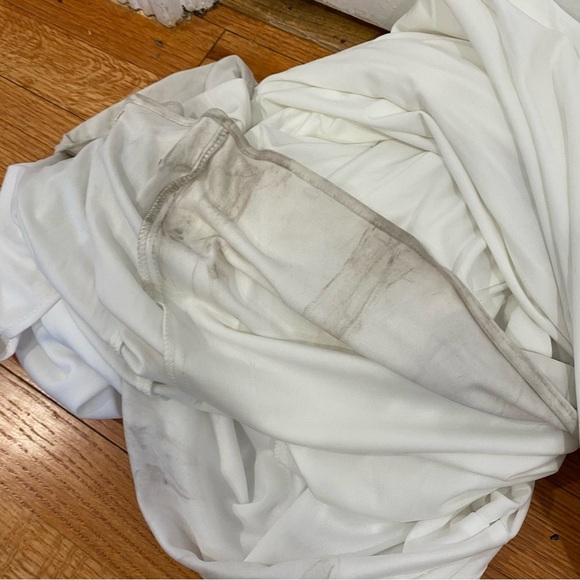 Mac Duggal 26517 One Shoulder Ruched Jersey Gown In White Size 6 - Picture 9 of 13